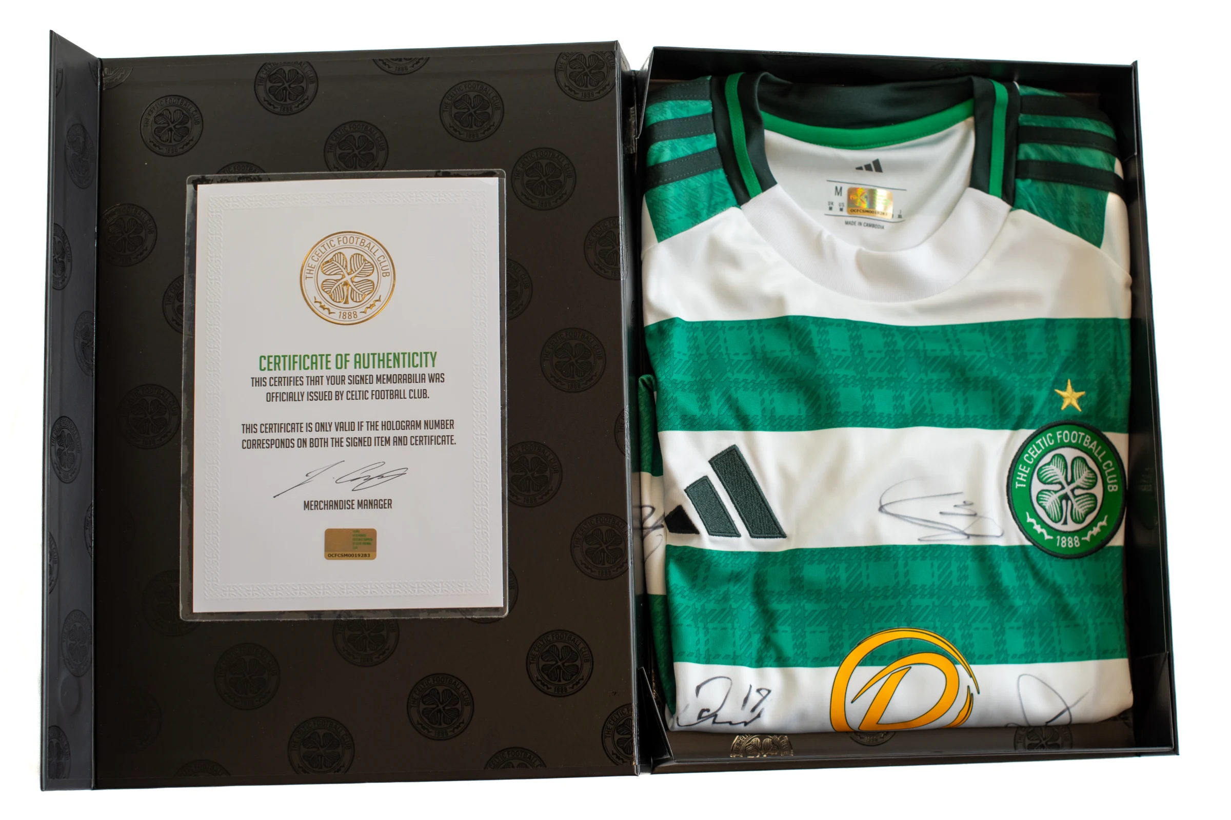 Celtic FC Strip Signed by the Men's First Team